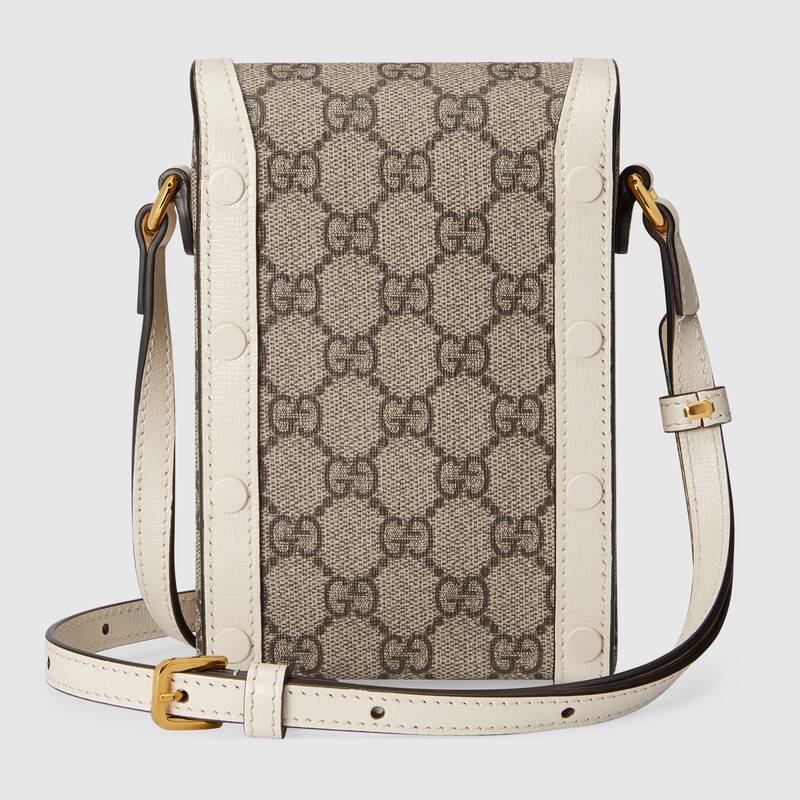 Gucci Horsebit 1955 Mini Shoulder Bag 625615 White